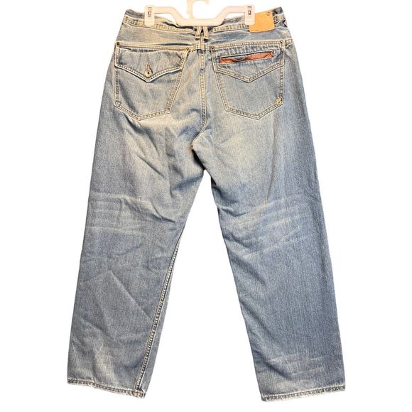 PACO Denim Company Jeans 36 X 32 Mens Blue Relaxed Fit 100% Cotton 35X30 Actual - Picture 4 of 11